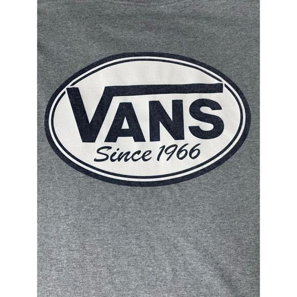 Vans Since 1966 Logo T-Shirt Gray Men’s Medium - Picture 6 of 7